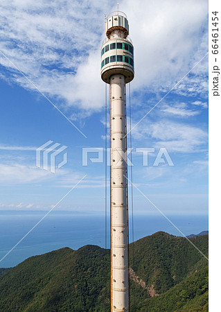 新潟県/ 弥彦山 パノラマタワー(珍しい回転昇降式展望塔・回転式展望台) 新潟県/ 弥彦山 パノラマタワー(珍しい回転昇降式展望塔・回転式展望台) 66461454