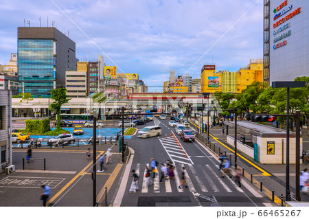 日本の川崎都市景観 川崎駅前などを望む 日本の川崎都市景観 川崎駅前などを望む 66465267