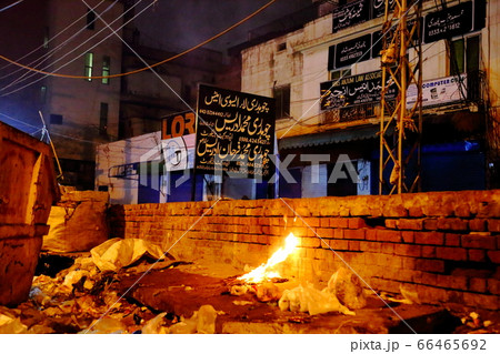 パキスタンの夜の風景 66465692