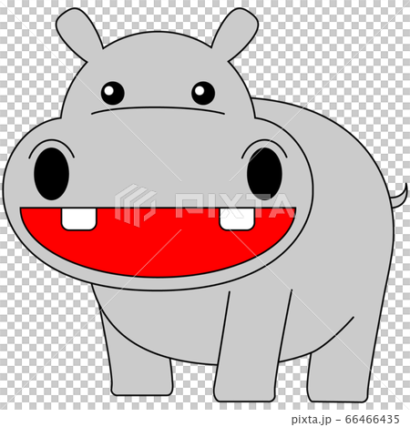 カバのイラストのイラスト素材 カバのイラストのイラスト素材