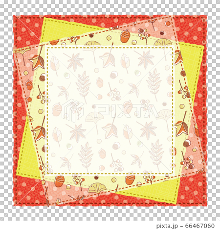 Patchwork pattern pattern frame background... - Stock Illustration ...