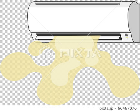 エアコン トラブル 悪臭 匂い 臭いのイラスト素材