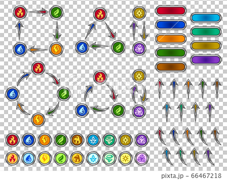 ゲーム／アイコン／属性／タイプ／相関図／メタル／B 66467218