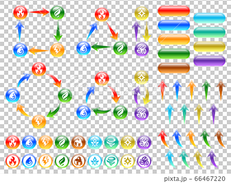 ゲーム/アイコン/属性/タイプ/相関図/グラデーション/C ゲーム/アイコン/属性/タイプ/相関図/グラデーション/C 66467220