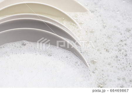 Dish washing, Dirty dishes soaking in kitchen Dish washing, Dirty dishes soaking in kitchen 66469867