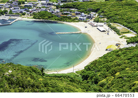 糸島の浜辺（福岡県）風景画　クレパス画原画 糸島の浜辺（福岡県）風景画クレパス画原画