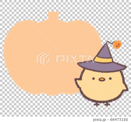 萬聖節小雞南瓜框架 66473188