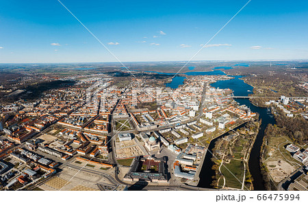 Potsdam, Brandenburg, Germany, 04.04.2020 aerial cityscape drone photo Potsdam, Brandenburg, Germany, 04.04.2020 aerial cityscape drone photo 66475994