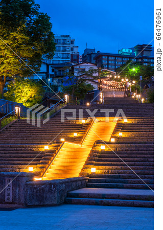 《群馬県》伊香保温泉・夜の石段街 《群馬県》伊香保温泉・夜の石段街 66476961