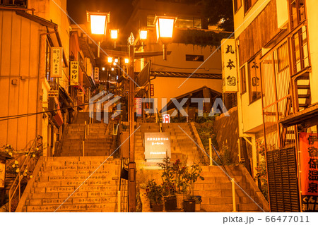 《群馬県》伊香保温泉・夜の石段街 《群馬県》伊香保温泉・夜の石段街 66477011