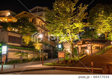 《群馬県》伊香保温泉・夜の石段街 《群馬県》伊香保温泉・夜の石段街 66477039