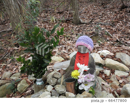 山中のお地蔵様 66477800