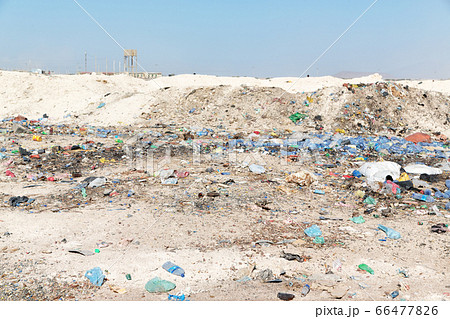 the discard garbage and plastic bottle the discard garbage and plastic bottle 66477826