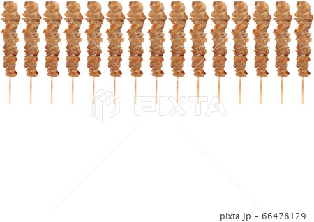 焼き鳥 とり皮 塩 イメージ 焼き鳥 とり皮 塩 イメージ 66478129