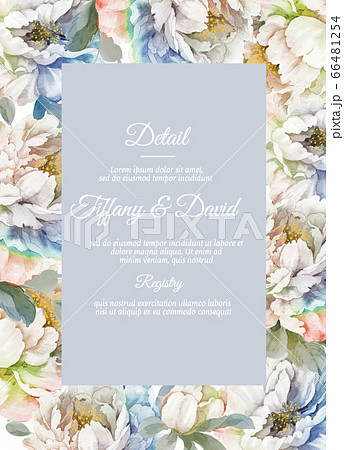 フローラル 花柄 お飾り 66481254