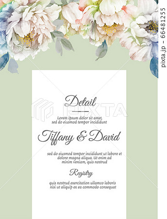 フローラル 花柄 お飾り 66481255