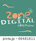 Zone of Digital Detox. Vector illustration. 66481611