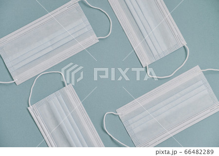 Tipical surgical masks with rubber ear straps Tipical surgical masks with rubber ear straps 66482289