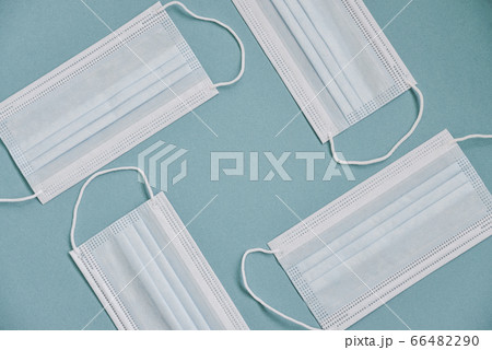 Tipical surgical masks with rubber ear straps Tipical surgical masks with rubber ear straps 66482290