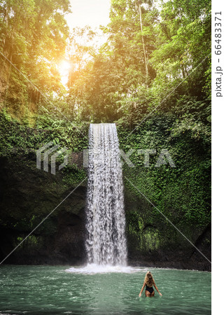 The beautiful  Tibumana Waterfall 66483371