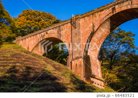 （群馬県）碓氷第三橋梁・めがね橋　秋 66483521