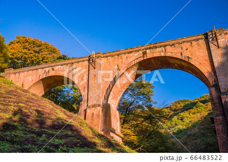（群馬県）碓氷第三橋梁・めがね橋　秋 66483522