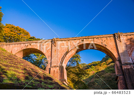 （群馬県）碓氷第三橋梁・めがね橋　秋 66483523