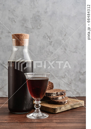 Traditional Russian drink kvass 66484312