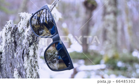 サングラス　山　登山 66485302