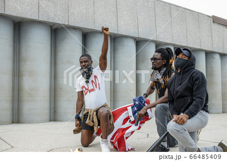 black people tired of keeping silence, they want justice in USA 66485409