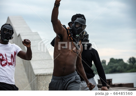 crazy black men protest, blm concept crazy black men protest, blm concept 66485560
