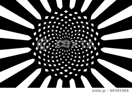 Striped abstract circle vector background, 66485968