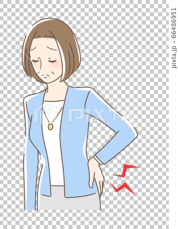 背痛的女人 背痛的女人 66486951