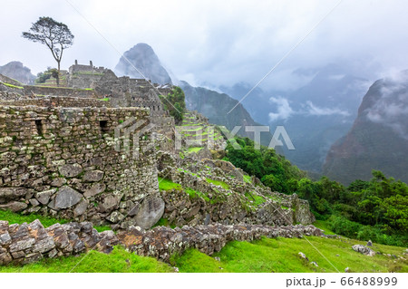 Machu Picchu, a Peruvian Historical Sanctuary. One Machu Picchu, a Peruvian Historical Sanctuary. One 66488999
