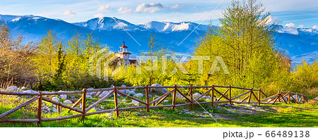 Bansko, Bulgaria spring landscape Bansko, Bulgaria spring landscape 66489138