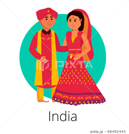 Traditional local wedding couple 66492443