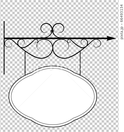 Iron signboard frame Iron signboard frame 66493134