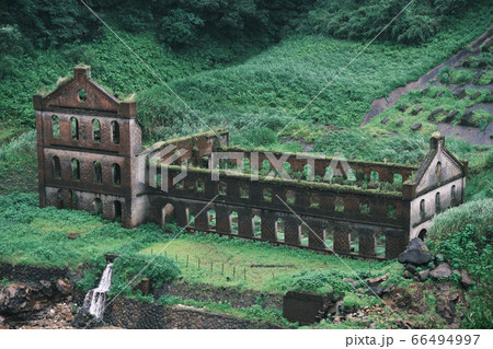 梅雨の時期に姿を見せた曽木発電所遺構 梅雨の時期に姿を見せた曽木発電所遺構 66494997