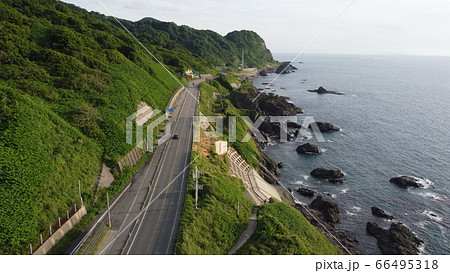 海岸線と道路 海岸線と道路 66495318