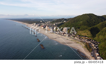 湯野浜温泉と砂浜 66495418