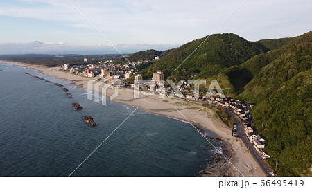 湯野浜温泉と砂浜 66495419