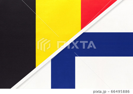 Belgium and Finland, symbol of two national flags Belgium and Finland, symbol of two national flags 66495886