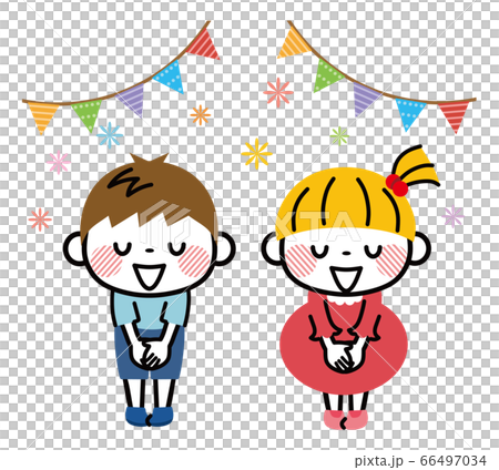 兒童鞠躬 兒童鞠躬 66497034