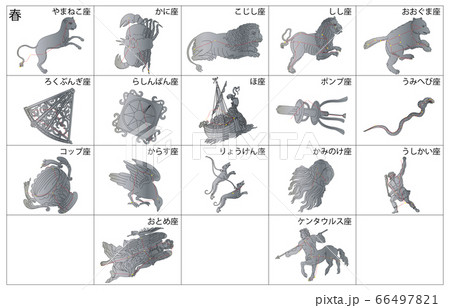 春の星座枠名称 春の星座枠名称 66497821
