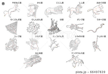 春の星座影あり白名称 春の星座影あり白名称 66497839