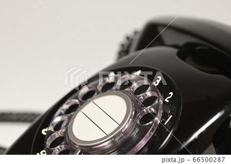 ダイヤル式黒電話 66500287