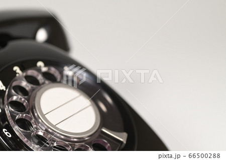 ダイヤル式黒電話 ダイヤル式黒電話 66500288