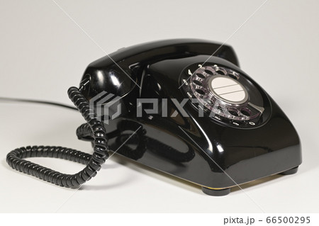ダイヤル式黒電話 ダイヤル式黒電話 66500295