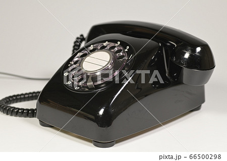 ダイヤル式黒電話 ダイヤル式黒電話 66500298