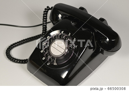 ダイヤル式黒電話 ダイヤル式黒電話 66500308